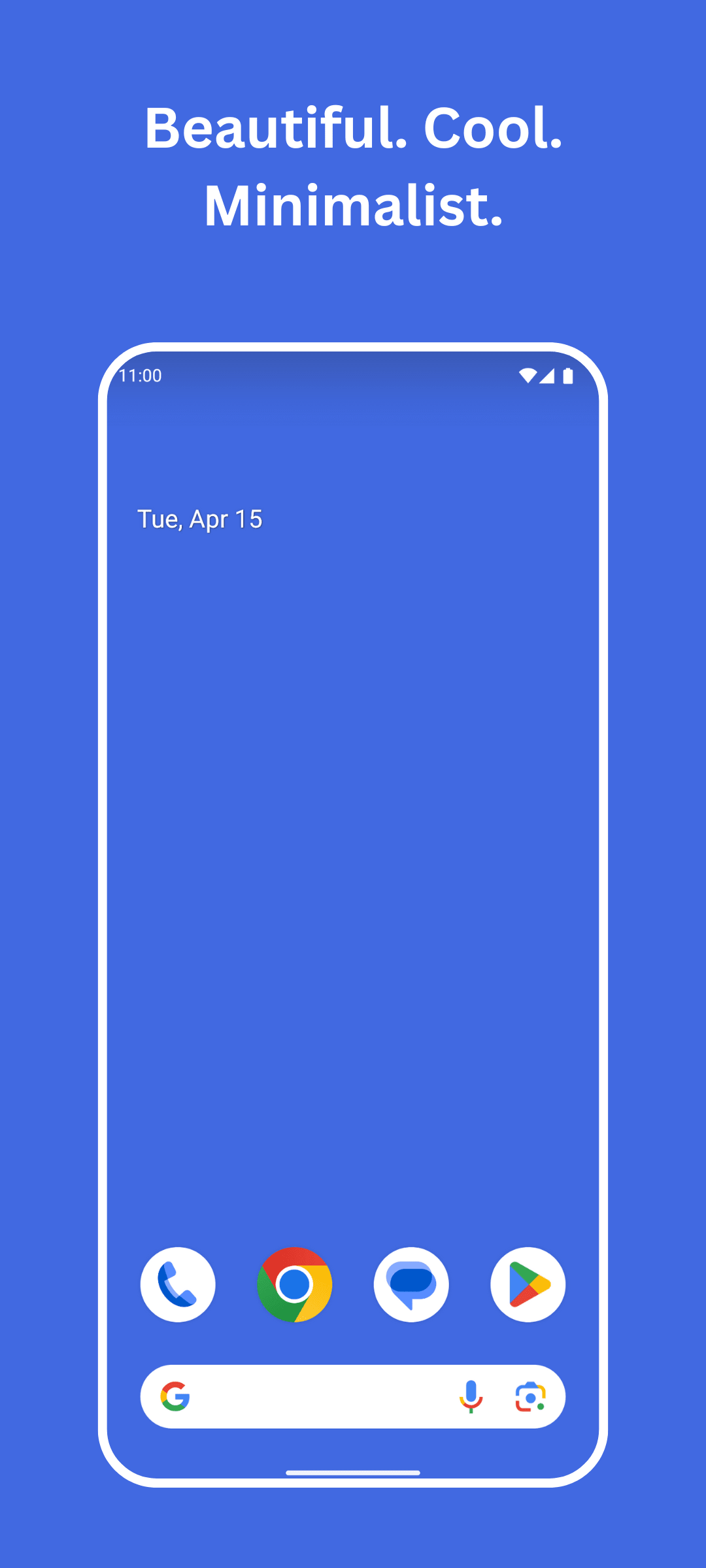 RGB Color Wallpaper Pro Android Screenshot: Beautiful. Cool. Minimalist.